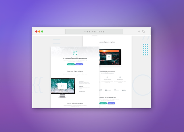 Clipboard Landing Page